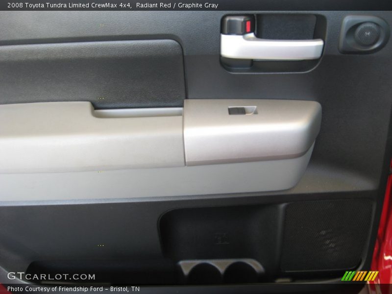 Radiant Red / Graphite Gray 2008 Toyota Tundra Limited CrewMax 4x4