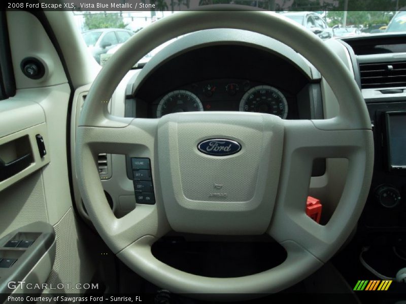 Vista Blue Metallic / Stone 2008 Ford Escape XLS