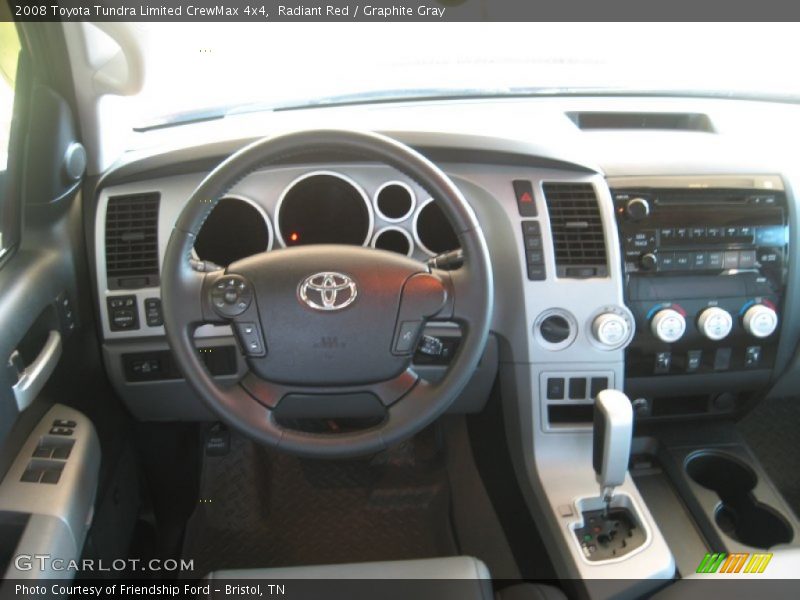 Radiant Red / Graphite Gray 2008 Toyota Tundra Limited CrewMax 4x4