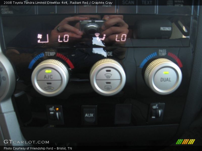 Radiant Red / Graphite Gray 2008 Toyota Tundra Limited CrewMax 4x4