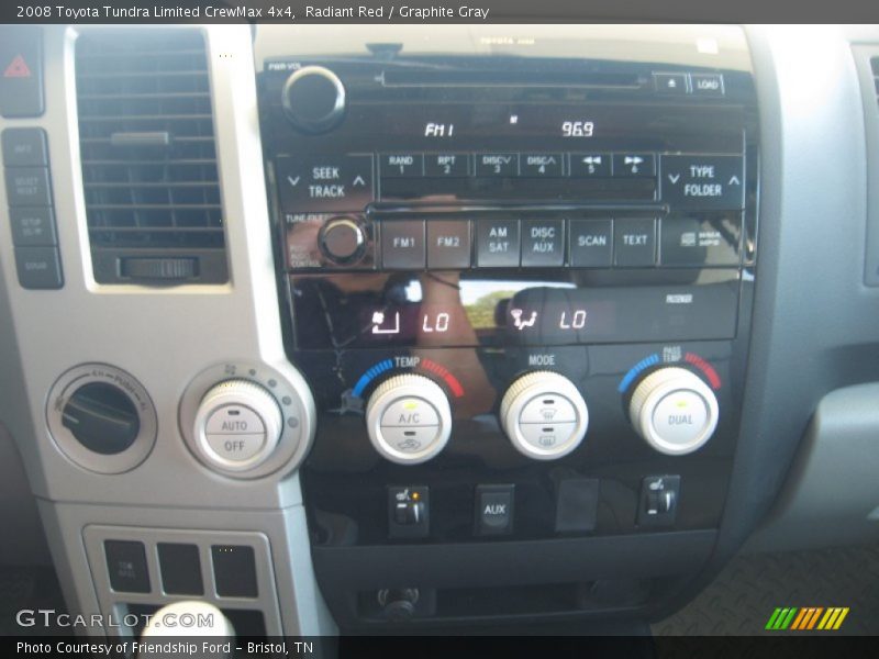 Radiant Red / Graphite Gray 2008 Toyota Tundra Limited CrewMax 4x4