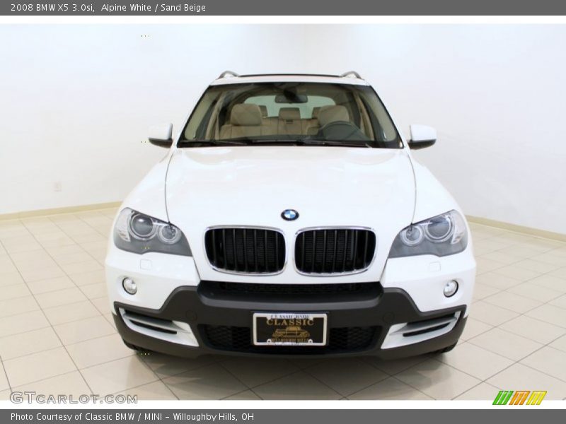 Alpine White / Sand Beige 2008 BMW X5 3.0si