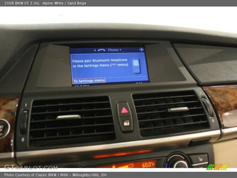 Alpine White / Sand Beige 2008 BMW X5 3.0si