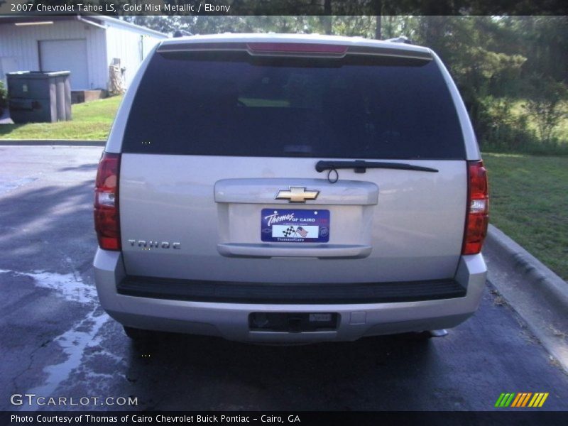 Gold Mist Metallic / Ebony 2007 Chevrolet Tahoe LS