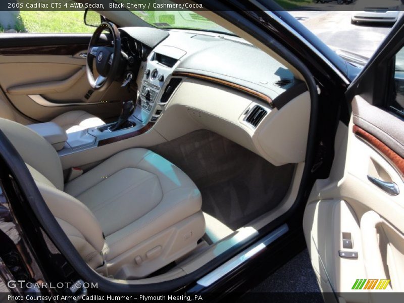 Black Cherry / Cashmere/Cocoa 2009 Cadillac CTS 4 AWD Sedan