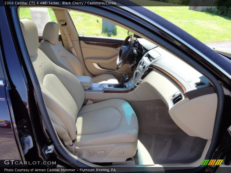 Black Cherry / Cashmere/Cocoa 2009 Cadillac CTS 4 AWD Sedan