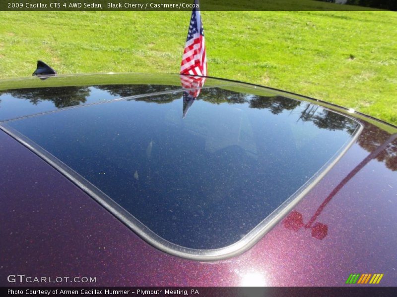 Black Cherry / Cashmere/Cocoa 2009 Cadillac CTS 4 AWD Sedan