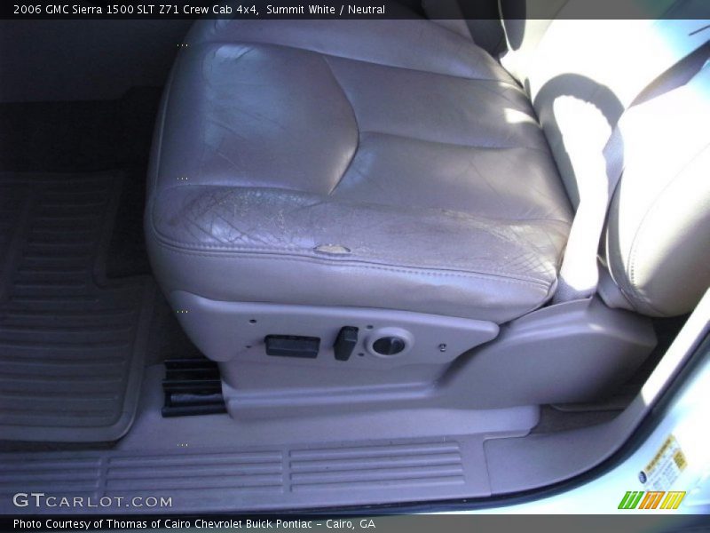 Summit White / Neutral 2006 GMC Sierra 1500 SLT Z71 Crew Cab 4x4