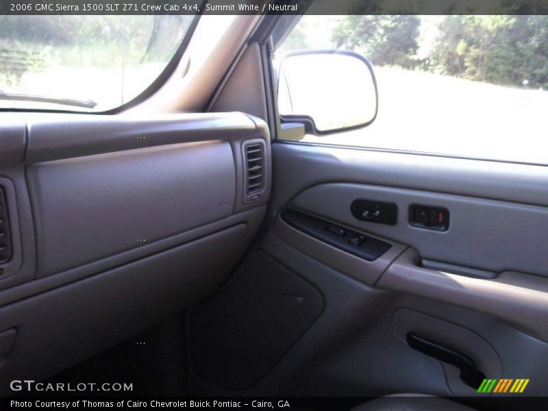 Summit White / Neutral 2006 GMC Sierra 1500 SLT Z71 Crew Cab 4x4