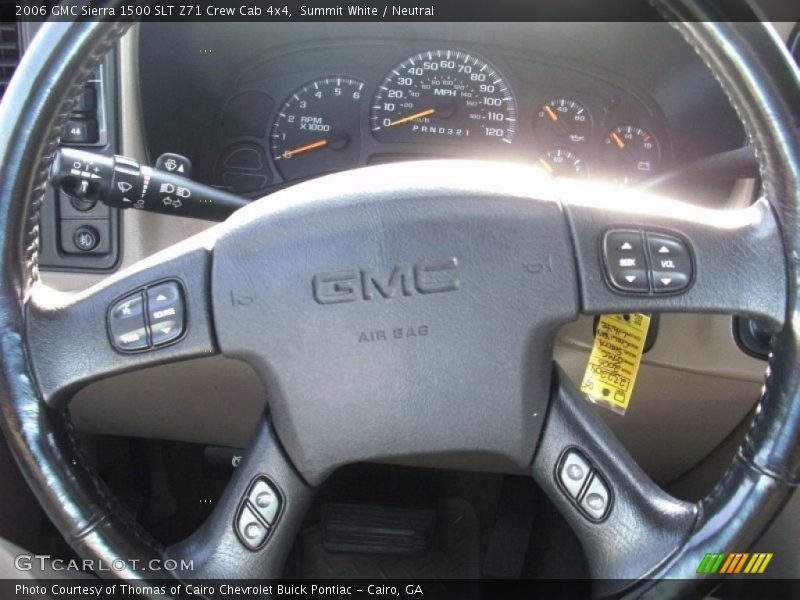 Summit White / Neutral 2006 GMC Sierra 1500 SLT Z71 Crew Cab 4x4