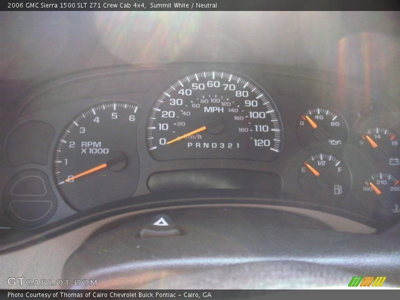 Summit White / Neutral 2006 GMC Sierra 1500 SLT Z71 Crew Cab 4x4