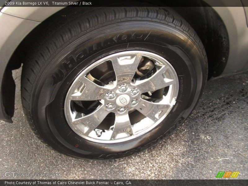 Titanium Silver / Black 2009 Kia Borrego LX V6