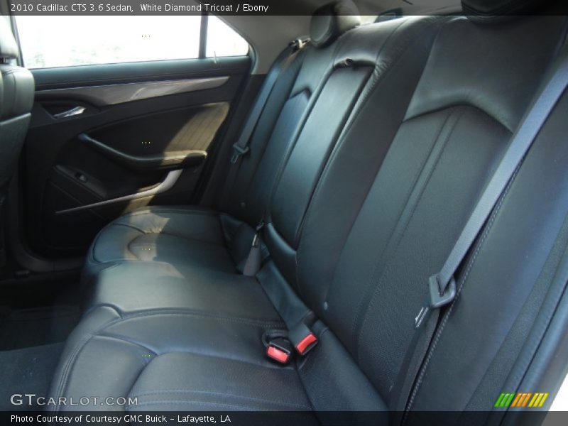 White Diamond Tricoat / Ebony 2010 Cadillac CTS 3.6 Sedan