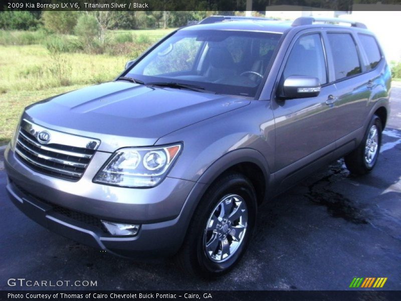 Titanium Silver / Black 2009 Kia Borrego LX V6