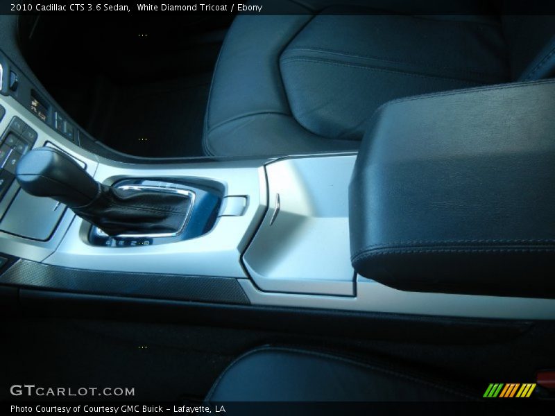 White Diamond Tricoat / Ebony 2010 Cadillac CTS 3.6 Sedan