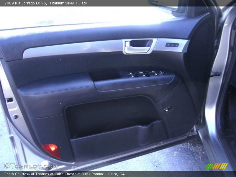 Titanium Silver / Black 2009 Kia Borrego LX V6