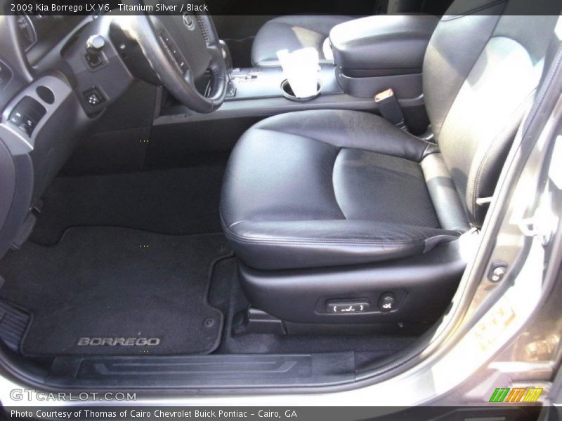 Titanium Silver / Black 2009 Kia Borrego LX V6