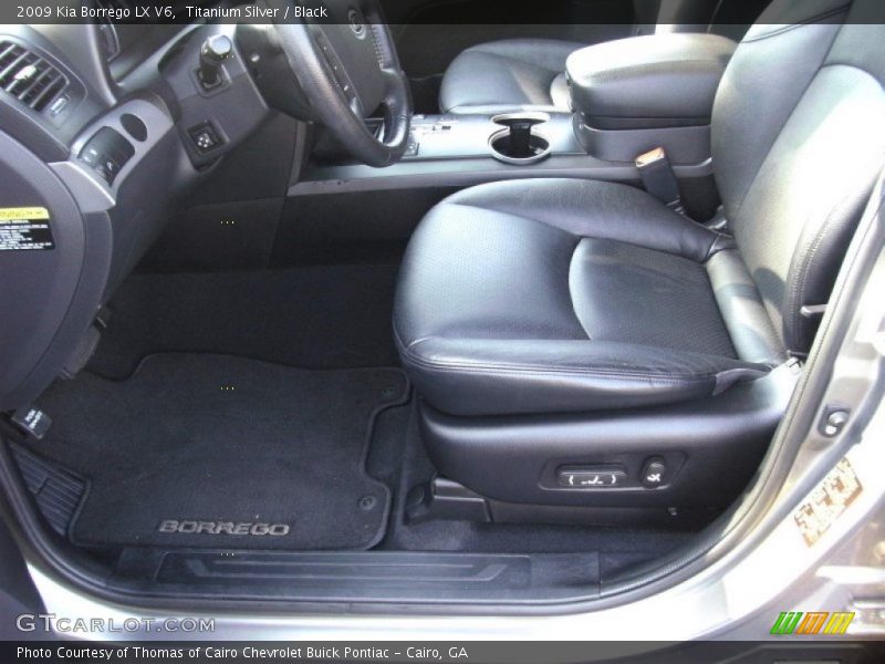Titanium Silver / Black 2009 Kia Borrego LX V6