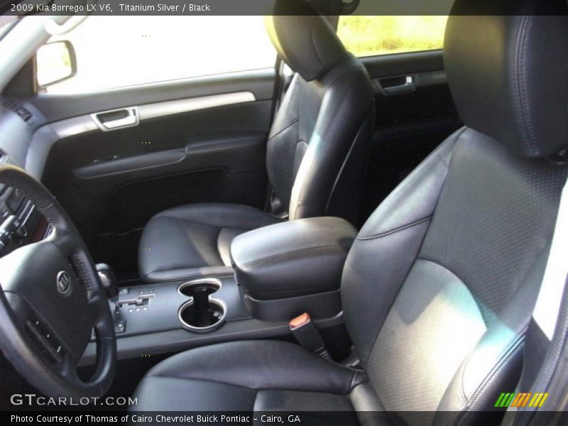 Titanium Silver / Black 2009 Kia Borrego LX V6