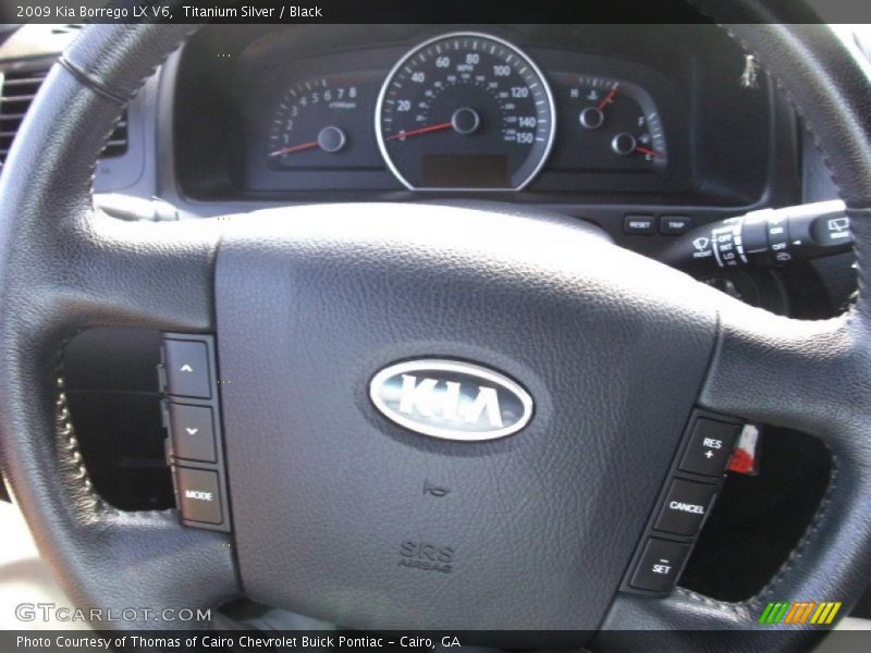 Titanium Silver / Black 2009 Kia Borrego LX V6