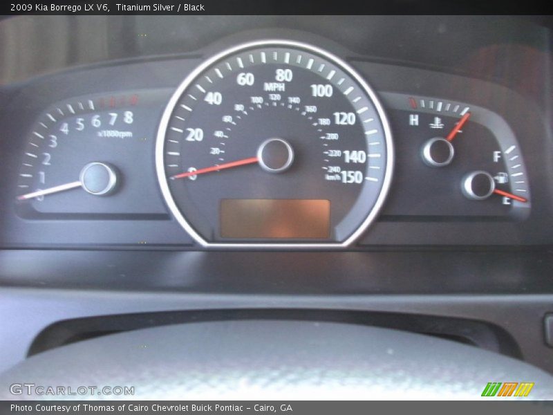 Titanium Silver / Black 2009 Kia Borrego LX V6