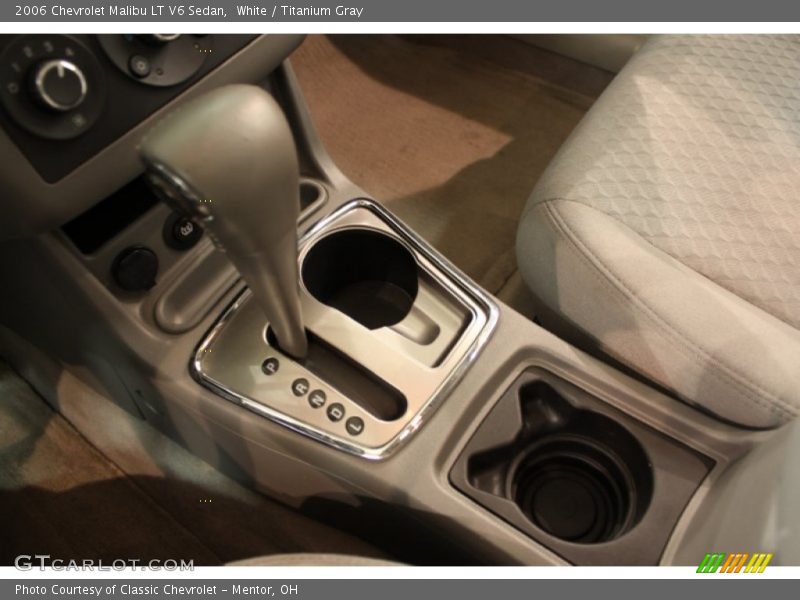 White / Titanium Gray 2006 Chevrolet Malibu LT V6 Sedan