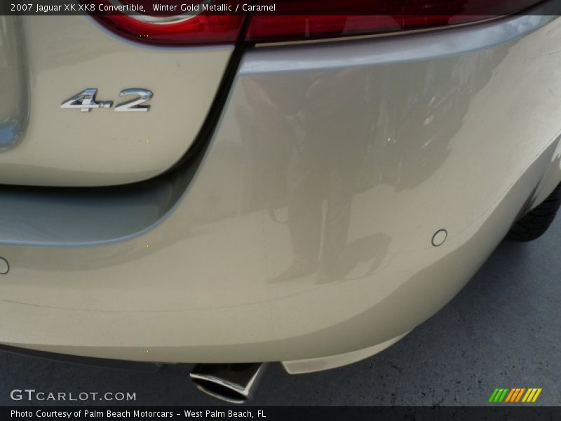 Winter Gold Metallic / Caramel 2007 Jaguar XK XK8 Convertible