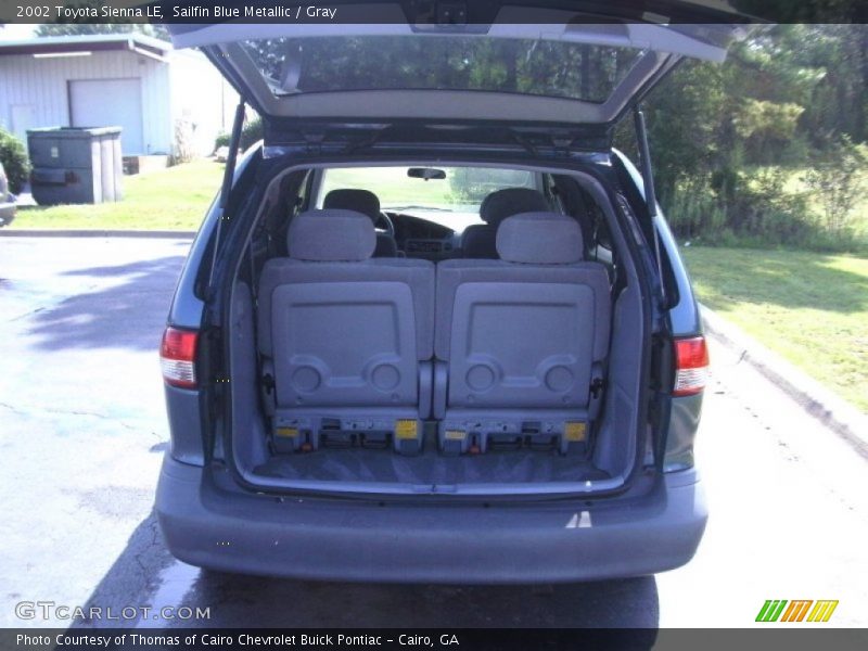 Sailfin Blue Metallic / Gray 2002 Toyota Sienna LE