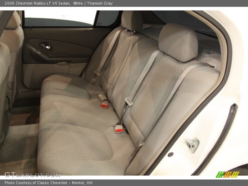 White / Titanium Gray 2006 Chevrolet Malibu LT V6 Sedan