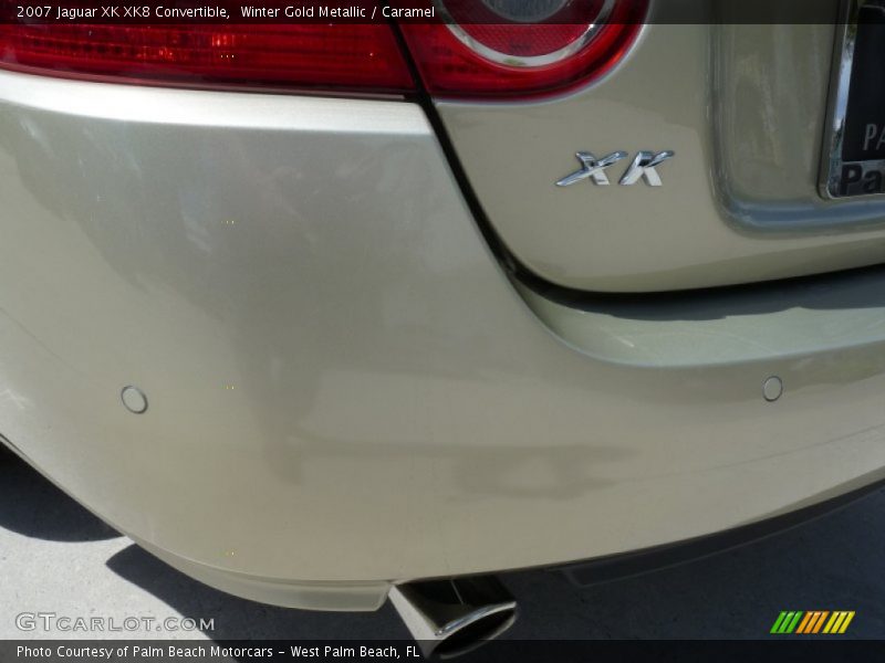Winter Gold Metallic / Caramel 2007 Jaguar XK XK8 Convertible