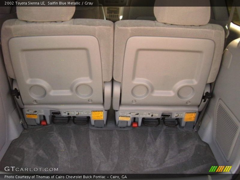 Sailfin Blue Metallic / Gray 2002 Toyota Sienna LE