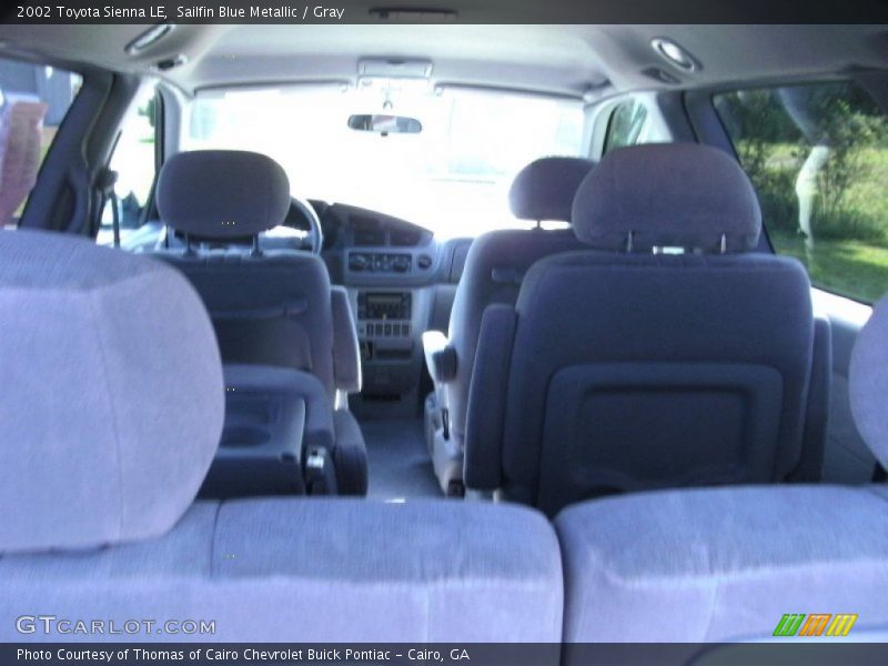 Sailfin Blue Metallic / Gray 2002 Toyota Sienna LE