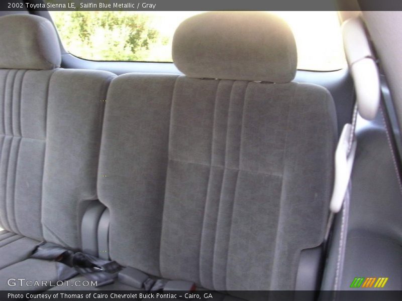 Sailfin Blue Metallic / Gray 2002 Toyota Sienna LE