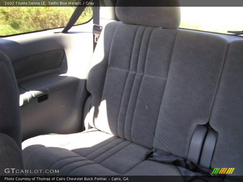 Sailfin Blue Metallic / Gray 2002 Toyota Sienna LE