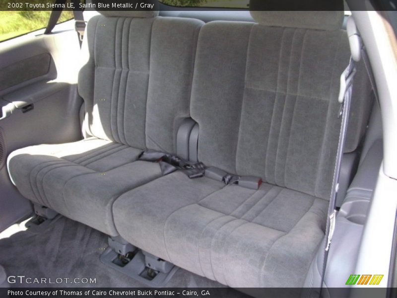 Sailfin Blue Metallic / Gray 2002 Toyota Sienna LE