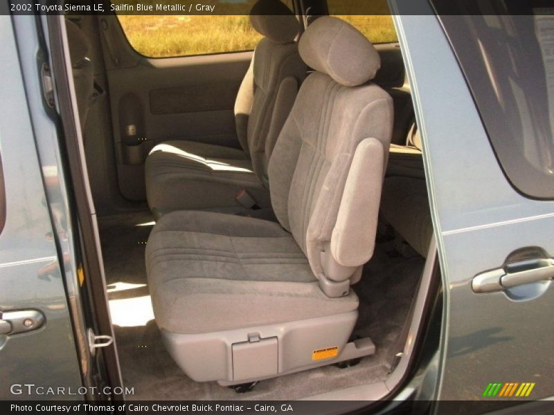 Sailfin Blue Metallic / Gray 2002 Toyota Sienna LE