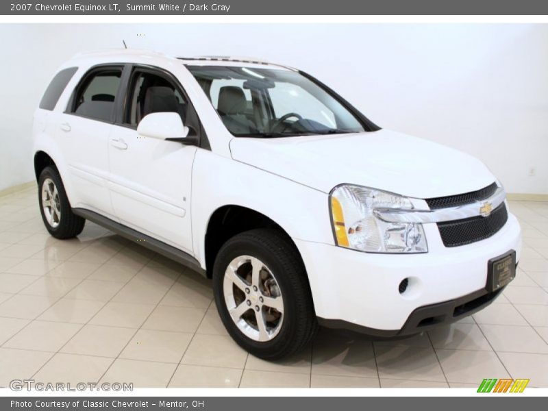 Summit White / Dark Gray 2007 Chevrolet Equinox LT