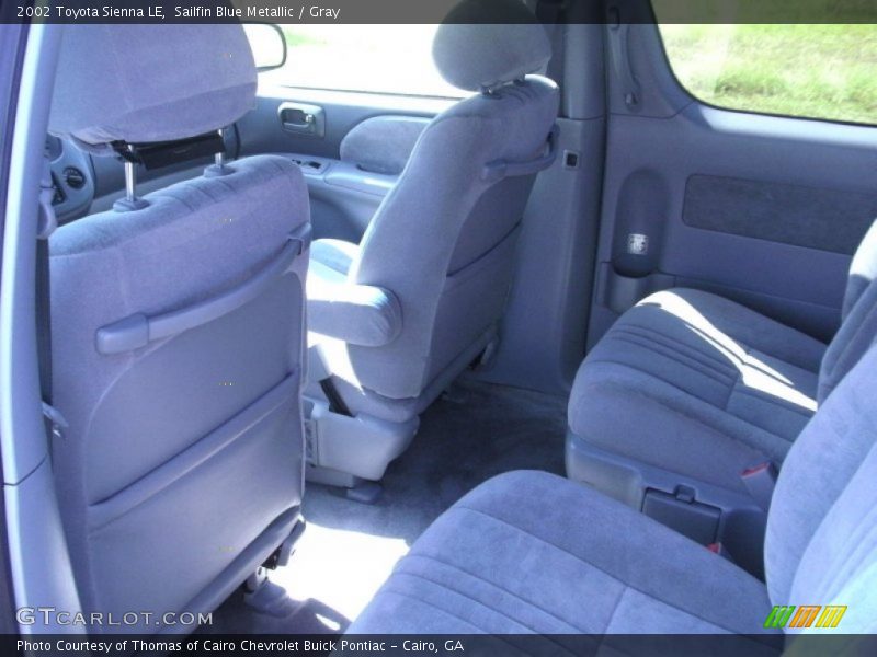 Sailfin Blue Metallic / Gray 2002 Toyota Sienna LE