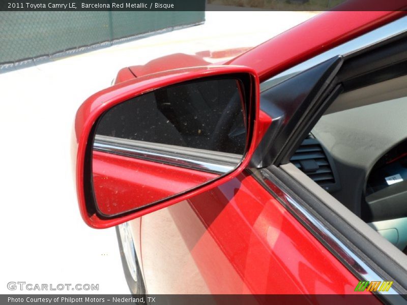 Barcelona Red Metallic / Bisque 2011 Toyota Camry LE