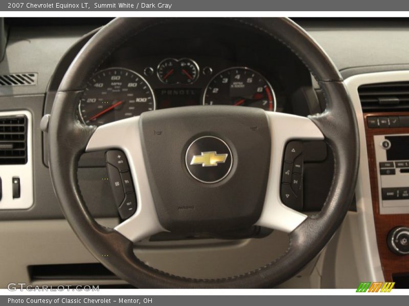 Summit White / Dark Gray 2007 Chevrolet Equinox LT