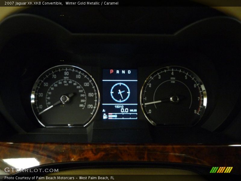 Winter Gold Metallic / Caramel 2007 Jaguar XK XK8 Convertible