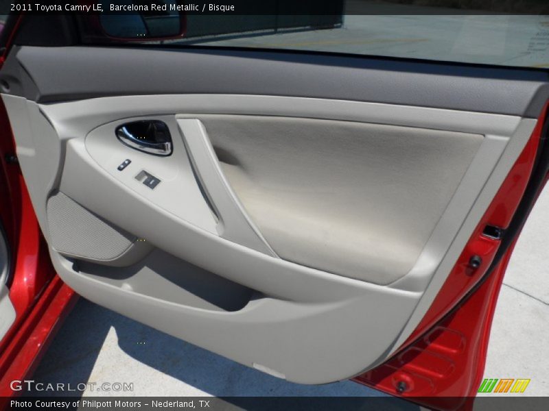 Barcelona Red Metallic / Bisque 2011 Toyota Camry LE