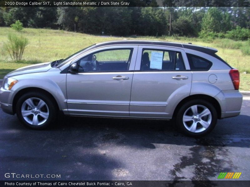 Light Sandstone Metallic / Dark Slate Gray 2010 Dodge Caliber SXT