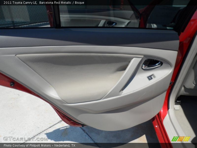 Barcelona Red Metallic / Bisque 2011 Toyota Camry LE
