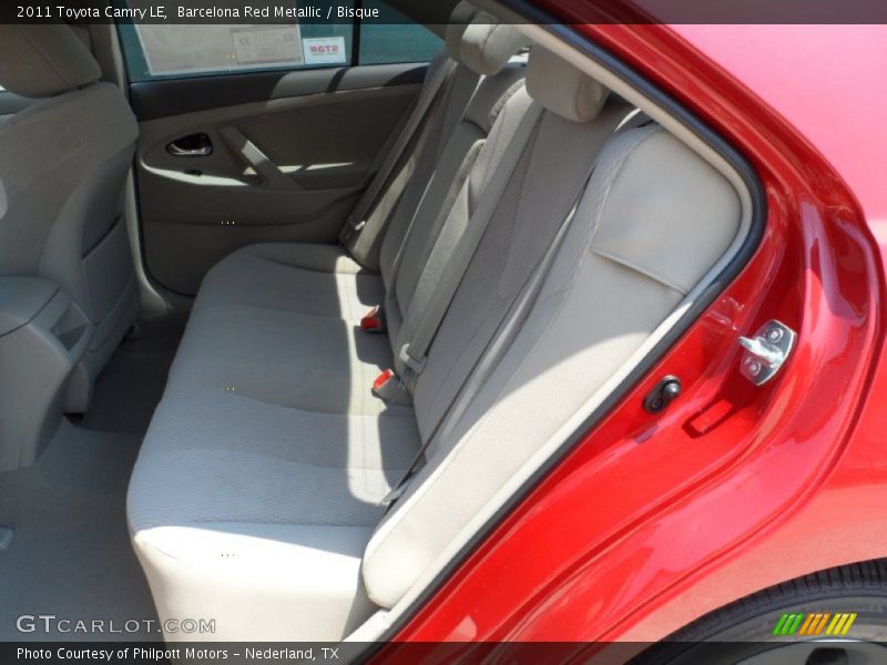 Barcelona Red Metallic / Bisque 2011 Toyota Camry LE