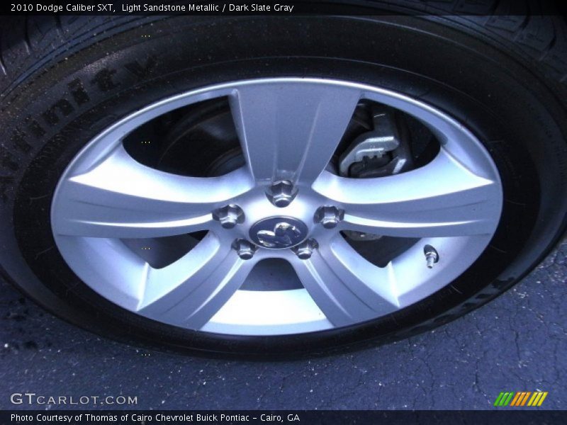 Light Sandstone Metallic / Dark Slate Gray 2010 Dodge Caliber SXT