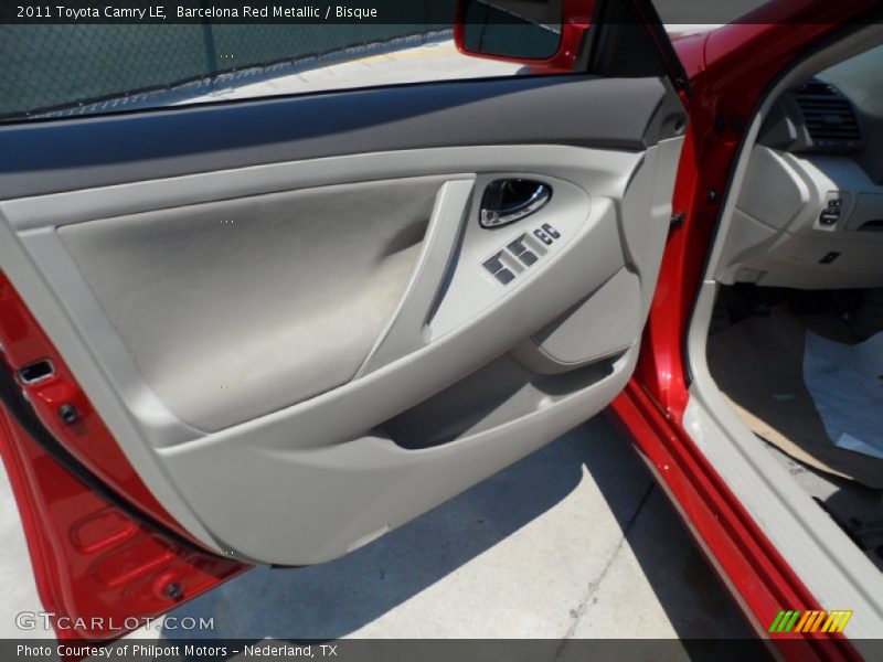 Barcelona Red Metallic / Bisque 2011 Toyota Camry LE