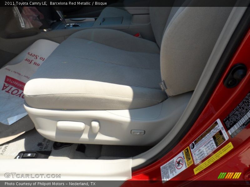 Barcelona Red Metallic / Bisque 2011 Toyota Camry LE