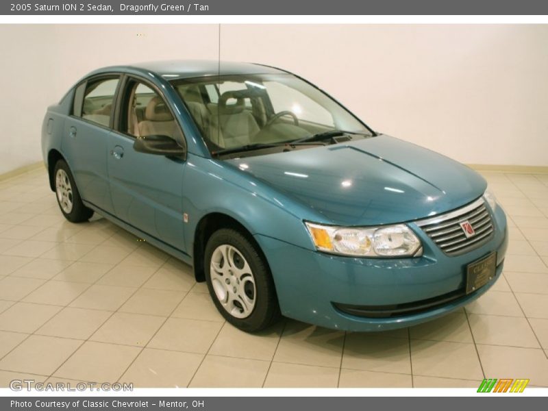 Dragonfly Green / Tan 2005 Saturn ION 2 Sedan