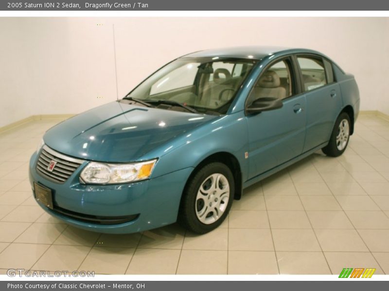 Dragonfly Green / Tan 2005 Saturn ION 2 Sedan
